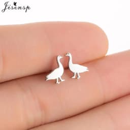 Multiple Mini Stainless Steel Bird Jewelry Earrings 2026 Trend For Women Girls Cute Crane Parrot Bee Hummingbird Studs Oorbellen