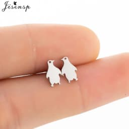 Multiple Mini Stainless Steel Bird Jewelry Earrings 2026 Trend For Women Girls Cute Crane Parrot Bee Hummingbird Studs Oorbellen