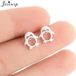Multiple Mini Stainless Steel Bird Jewelry Earrings 2026 Trend For Women Girls Cute Crane Parrot Bee Hummingbird Studs Oorbellen