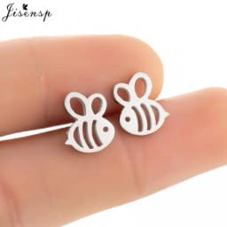 Multiple Mini Stainless Steel Bird Jewelry Earrings 2026 Trend For Women Girls Cute Crane Parrot Bee Hummingbird Studs Oorbellen