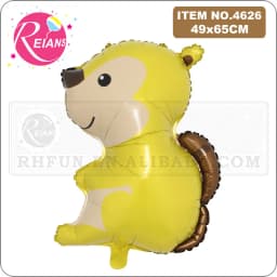 Forest Animal Foil Balloons Fox Hedgehog Squirrel Raccoon owl bear Helium Ballon Birthday Party Decoration Kids Toy Baby Shower