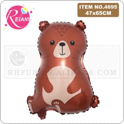 Forest Animal Foil Balloons Fox Hedgehog Squirrel Raccoon owl bear Helium Ballon Birthday Party Decoration Kids Toy Baby Shower