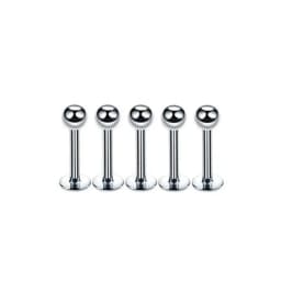 Stainless Steel Mix Body Piercing Lot Tongue Ring Bulk Eyebrow Piercing Pack Horseshoe Nose Ring Set Tragus Helix Earring Daith