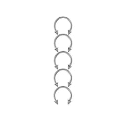 Stainless Steel Mix Body Piercing Lot Tongue Ring Bulk Eyebrow Piercing Pack Horseshoe Nose Ring Set Tragus Helix Earring Daith