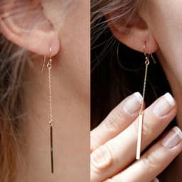 2022 New Women Stainless Steel Unusual Chain Earrings Fashion Drop Earrings 2021 Punk Gothic Chain Earrings For Female Jewelry