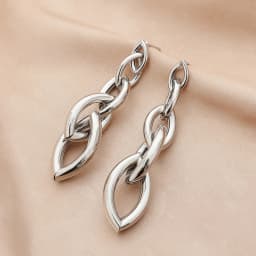 2022 New Women Stainless Steel Unusual Chain Earrings Fashion Drop Earrings 2021 Punk Gothic Chain Earrings For Female Jewelry