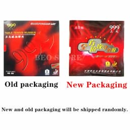 999 Table Tennis Rubber Pips-In 999T Original Table Tennis Ping Pong Rubber with Sponge 2.2mm H44-45