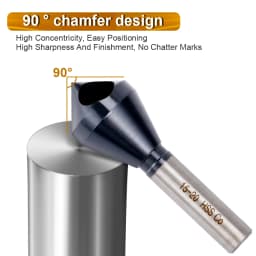 M35 HSS-Co Cobalt TiAlN Coated Countersink Drill Bit 90 Degree Deburring Chamfer Tool Oblique Hole Cutter 2-5 5-10 10-15 15-20mm