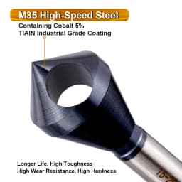 M35 HSS-Co Cobalt TiAlN Coated Countersink Drill Bit 90 Degree Deburring Chamfer Tool Oblique Hole Cutter 2-5 5-10 10-15 15-20mm