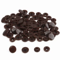 Fashion 10/20/50/100 Sets T5 Snap Poppers Plastic Nylon Buttons Children's Buttons Kit for Baby Dolls Clothes Sewing Accessories