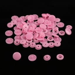 Fashion 10/20/50/100 Sets T5 Snap Poppers Plastic Nylon Buttons Children's Buttons Kit for Baby Dolls Clothes Sewing Accessories