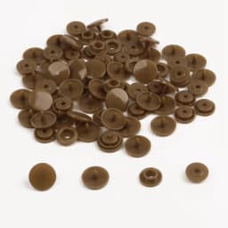 Fashion 10/20/50/100 Sets T5 Snap Poppers Plastic Nylon Buttons Children's Buttons Kit for Baby Dolls Clothes Sewing Accessories