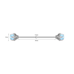 AOEDEJ Industrial Piercing Earring Women Stainless Steel Helix Ear Piercing Dragon Snake Long Earring Jewelry Barbell Earring