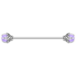 AOEDEJ Industrial Piercing Earring Women Stainless Steel Helix Ear Piercing Dragon Snake Long Earring Jewelry Barbell Earring