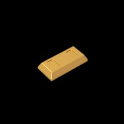 Gobricks GDS-1499 Minifig Utensil Ingot / Bar compatible with lego 99563 pieces of children's toys