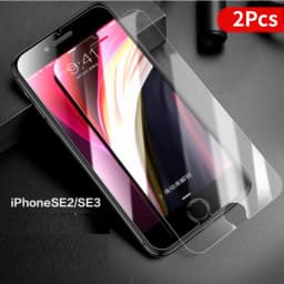 SmartDevil Screen Protector for iPhone SE3 2022 HD Tempered Glass for iPhone X SE 7 8 Front Film Anti Blue ray Glass