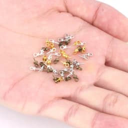 100Pcs/Lot 6x3mm Gold Silver Color Basic Pins Stoppers Connector Pin Stud Earring For DIY Jewelry Making Accessories Supplies