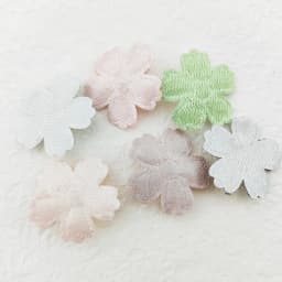 100Pcs 2.3CM Flower With Rhinestone Applique For Clothes Hat Sewing Patches DIY Headwear Hair Clips Bow Decor Accessories