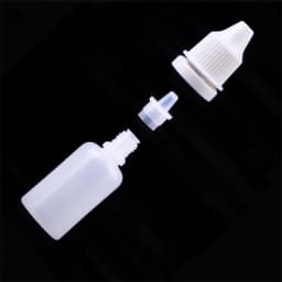 100pcs Dropper Bottles Squeezable Eye Drop Bottle Empty Plastic Liquid Eyedrops Vial 3ml 5ml 10ml 15ml 20ml 30ml 50ml 100ml