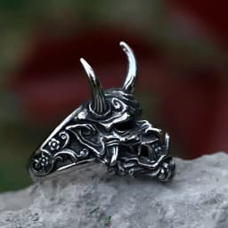 2022 NEW Men's 316L stainless-steel rings Dropshipping Retro Devil Skull Demon gothic punk FASHION Jewelry Gifts free shipping