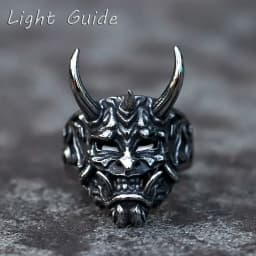 2022 NEW Men's 316L stainless-steel rings Dropshipping Retro Devil Skull Demon gothic punk FASHION Jewelry Gifts free shipping