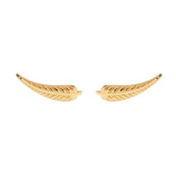 TIANDE Silver Color Gold Plated Climber Earrings for Women Smooth Piercing Women's Stud Earrings 2022 Fashion Jewelry Wholesale