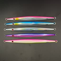 Balleo 1PC Deep Sea Metal Jig Fishing Lure 60g 80g 160g 200g 300g Jigging Spoon Bait Saltwater Jigbait Lures