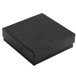 9*9*2.6cm Square Black Pocket Watch Box Paper Case Storage Gift Boxes Collect Velvet Bag
