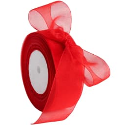 12/15/20/25/40/50mm (50 Yards/roll) Organza Stain Ribbon DIY Crafts Wedding for Party Decoration Cake Gift Bow Packaging Ribbon