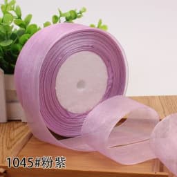 12/15/20/25/40/50mm (50 Yards/roll) Organza Stain Ribbon DIY Crafts Wedding for Party Decoration Cake Gift Bow Packaging Ribbon