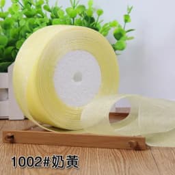 12/15/20/25/40/50mm (50 Yards/roll) Organza Stain Ribbon DIY Crafts Wedding for Party Decoration Cake Gift Bow Packaging Ribbon