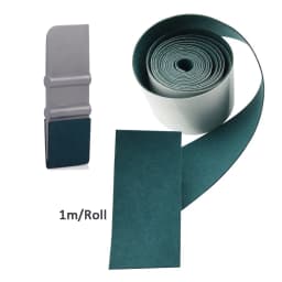 EHDIS 100CM Suede Felt ClothTape For Carbon Fiber Film Squeegee Edge Car Window Tint Scraper No Scratch Vinyl Wrap Cleaning Tool