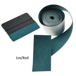 EHDIS 100CM Suede Felt ClothTape For Carbon Fiber Film Squeegee Edge Car Window Tint Scraper No Scratch Vinyl Wrap Cleaning Tool
