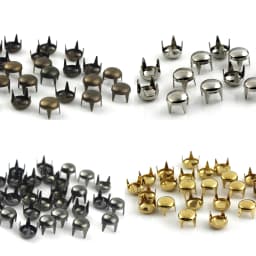 100sets 2-6mm Metal Round Cap Claw Rivets Studs Leather Craft Bag Belt Garment Shoes Collar Decor Accessories 13 Sizes