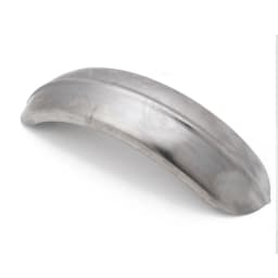 5''/6'' Wide Raw Steel Ribbed Bobber Fender for Yamaha XS650 Harley Sportster Bobber Chopper Hardtail Triumph