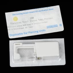 1 Unit Disposable Safe Sterile Piercing Unit For Gem Nose Studs Piercing Gun Piercer Tool Machine Kit Earring Studs Body Jewelry
