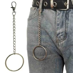Fashion Women Punk Chains For Pants Women Girls Wallet Keychain Key Chains On Jeans Hipster Jewelry Accessories