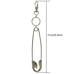 Fashion Women Punk Chains For Pants Women Girls Wallet Keychain Key Chains On Jeans Hipster Jewelry Accessories