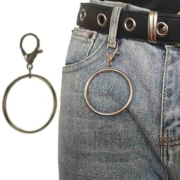 Fashion Women Punk Chains For Pants Women Girls Wallet Keychain Key Chains On Jeans Hipster Jewelry Accessories