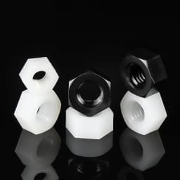 50/20/10PcsDIN934M2M2.5M3M4M5M6M8M10M12M14M16M18M20Black/whiteNylonHexNutHexagonPlasticNuts