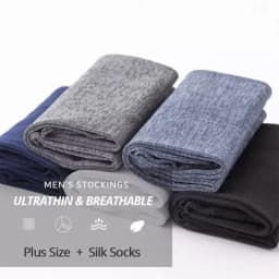 20pairs/Men's Silk Socks High Quality Business Casual Men's Long Socks Summer Thin Transparent Ultra-Thin Men's Socks Wholesale