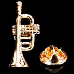 Fashion Brooch Golden Anchor Crown Saxophone Music Wing Horn Stars Golf For Men's Suit Collar Lapel Brooches Pin Party Jewelry