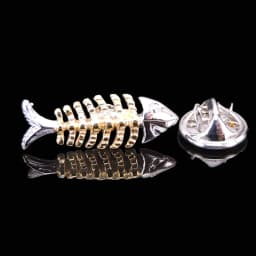 Fashion Brooch Golden Anchor Crown Saxophone Music Wing Horn Stars Golf For Men's Suit Collar Lapel Brooches Pin Party Jewelry