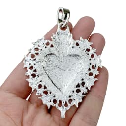 1pc Large Boho Filigree Heart Matt Gold Color Charms Pendants for DIY Necklace Jewelry Making Accessories 81x56mm