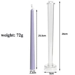 Cylinder Silicone Mold DIY Epoxy Resin Candle Mould Aromatherapy Candle Wax Molds Clay Plaster Craft Casting Mould Home Decor