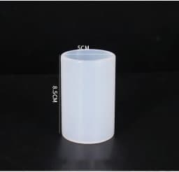 Cylinder Silicone Mold DIY Epoxy Resin Candle Mould Aromatherapy Candle Wax Molds Clay Plaster Craft Casting Mould Home Decor