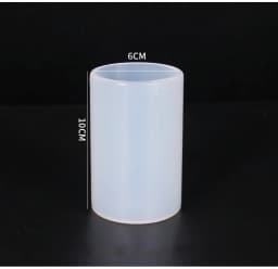 Cylinder Silicone Mold DIY Epoxy Resin Candle Mould Aromatherapy Candle Wax Molds Clay Plaster Craft Casting Mould Home Decor