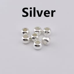 30-100Pcs/Lot 4-12mm Earrings Necklace Bracelets Anklet Diy Big Hole CCB Spacer Beads For Jewelry Making