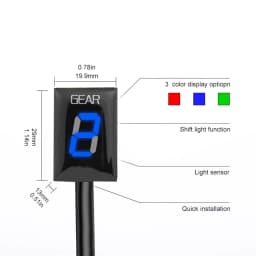 Gear Display Meter For Suzuki GSXR600 GSXR750 GSXR1000 GSX R750 R600 R1000 GSXR 750 600 1000 Motorcycle 1-6 Speed Gear Indicator
