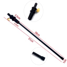 1pc Cello End Tail Carbon Fiber 4/4 3/4 1/2 1/4 Stretch Shrink Freely Ebony Adjustable Endpin, Cello Accessories